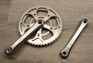 Vintage SHIMANO 170 mm FC-6206 Triple Crankset w/ Standard Chainrings 50-45-28 - Picture 1 of 4
