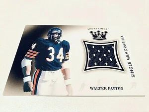 Walter Payton 2018 Sage Sport Kings Single Memorabilia Game Worn Jersey #SM-WP - Bild 1 von 2