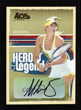 2006 Ace Authentics Heroes & Legends Gold Auto /25 Maria Sharapova #86 Auto
