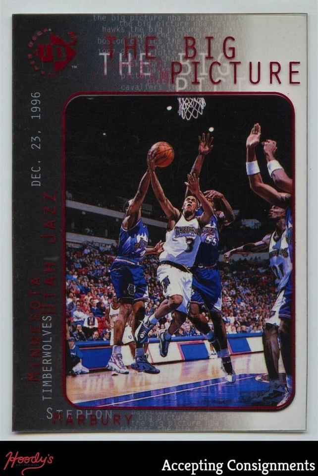 1997-98 UD3 #42 Stephon Marbury The Big Picture TIMBERWOLVES - Image 1 of 2