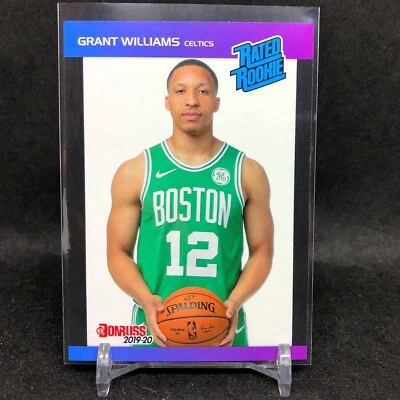 2019-20 Grant Williams Panini Retro Rated Rookie Card RC 1989 Donruss Celtics SP - Image 1 of 2