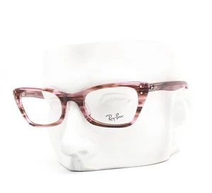 Ray-Ban Lady Burbank Eyeglasses Glasses RB 5499 8363 Striped Pink Crystal 49mm - Picture 1 of 10