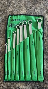 8PCS Extra Long Double Box End Wrench Set CR V Metric 8mm 24mm Aviation Effort - Picture 1 of 8