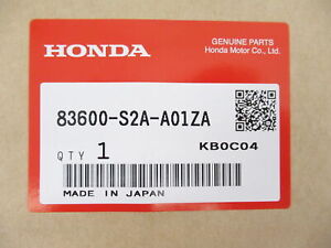Genuine OEM Honda 83600-S2A-A01ZA Floor Mat Pair Black w/ Red 02-09 S2000 