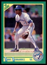 1990 Score Tony Fernandez Baseball Cards #89