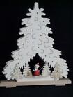 Schwibbogen Weihnachtstanne mit Weihnachtsmann Gr&#246;&#223;e =44x51cm NEU Leuchterbogen