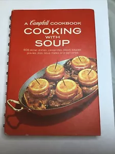 Vintage Campbell Cookbook Cooking With Soup Spiral Bound 608 Recipes Illustrated - Picture 1 of 12