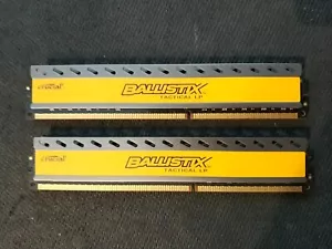 Crucial Ballistix 8 GB (2 x 4GB) DDR3 1600 MHz PC3-12800 SDRAM BLT4G3D1608ET3LX0 - Picture 1 of 3