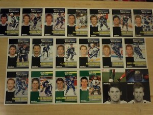 TORONTO MAPLE LEAFS ~ 1991-92 Pinnacle French TEAM SET ~ 19 Hockey Cards ~ CLARK