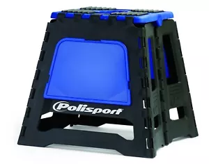 Polisport Foldable Moto Stand MXGP Podium Pit stand Blue YZ YZF Motocross Enduro - Picture 1 of 1