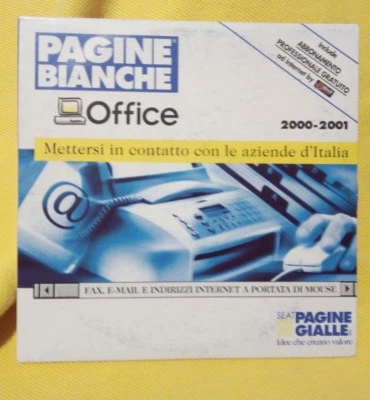 Software PAGINE BIANCHE Office - cd 2000-01 mettersi in contatto con le aziende  - Immagine 1 di 3