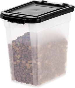Airtight 10 Lbs Pet Food Storage Container Clear Bpa Free For Dogs Cats Birds - Picture 1 of 11