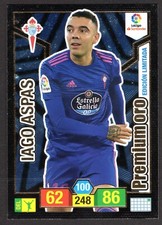 IAGO ASPAS PREMIUM RC CELTA GOLD 2018-19 CHROME ADRENALYN PANINI XL LA LIGA 18/19