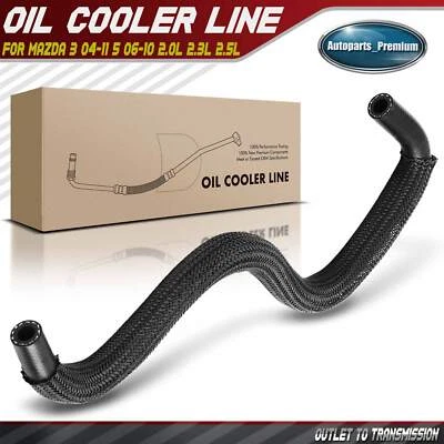 Auto Trans Oil Cooler Hose Assembly for Mazda 3 2004-2011 5 06-10 2.0L 2.3L 2.5L - Image 1 of 4
