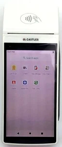 Castles SATURN1000 Karta Terminal płatniczy Android Bezprzewodowy Bezstykowy 10512037 - Zdjęcie 1 z 6