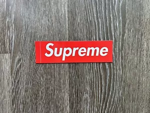 Supreme Classic Red Box Logo Sticker Authentic 7.5" x 2.25"(Ships with tracking) - Picture 1 of 1