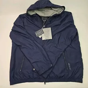 GEOX Calgary Navy Blue Uk 42 Size 52 Respira Jacket Lightweight New (Large) L - Picture 1 of 14
