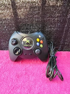 Microsoft Original Xbox Duke Wired Black Controller - OEM Official Original - Picture 1 of 5