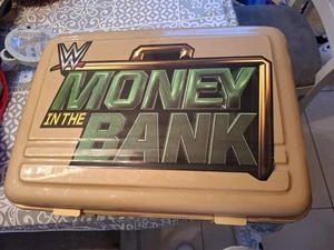 Wwf Wwe Money in The Bank Gold Replica Briefcase Wcw Ecw Tna Aew - Picture 1 of 2