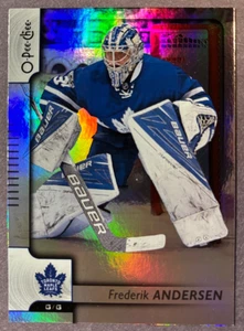 2017-18 O-Pee-Chee Rainbow Parallel #395 Frederik Andersen Toronto Maple Leafs - Picture 1 of 1