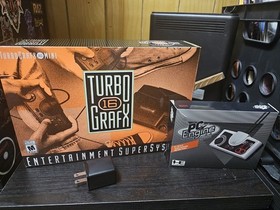 TurboGrafx-16 Mini Duo Console TURBO GRAFX 2020 HDMI With Two Controllers. Works