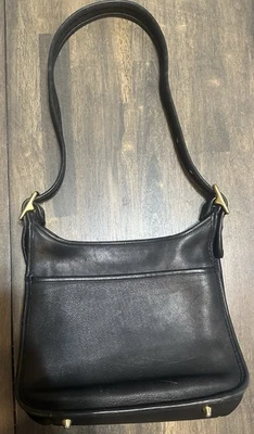 Bandolera Coach Vintage Legacy Court Cremallera Hombro Negra H1D-9966 Foto 1 de 4