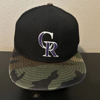 Boné chapéu Colorado Rockies New Era 7 1/4 camuflado MLB - Imagem 1 de 4