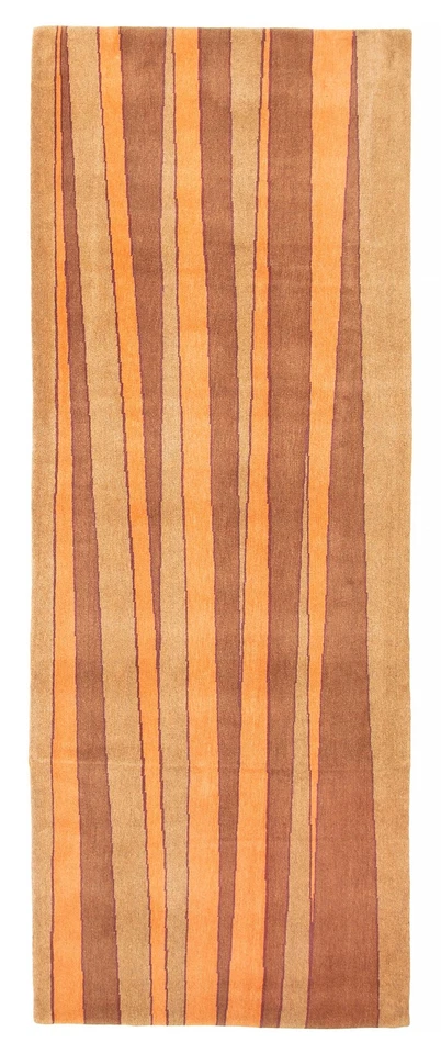 Vintage Hand-knotted Runner Rug 3'7" x 9'11" Traditional Oriental Wool Carpet - Image 1 of 4