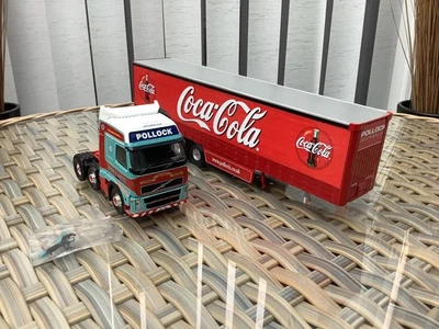 Corgi model truck 1:50 scale  - GENUINE CORGI VOLVO & CODE 3 POLLOCK COCA COLA - Image 1 of 4