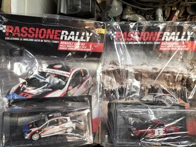  Passione Rally N.33/34 modellini auto rally 1:43 (Renault Clio R3 + Datsun 24OZ - Immagine 1 di 4