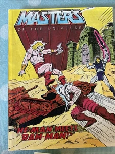Mini cómic único Master's of the Universe MOTU He-Man Meets RAm-man - Imagen 1 de 4