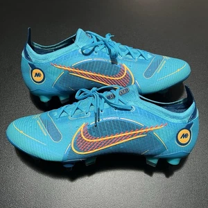 Nike Mercurial Vapor XIV 14 Elite Soccer Cleats SG Pro Blue DJ2835-485 Size 12.5 - Imagen 1 de 9