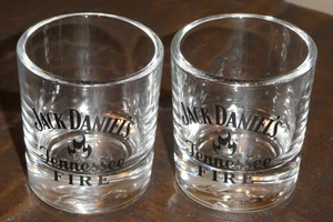 ¡NUEVO! Juego de (2) vasos Jack Daniels Tennessee Fire Shot - Whisky - Vajilla - Imagen 1 de 2
