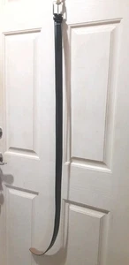 Dockers Ledergürtel schwarz mit Gun Metal Schnalle Herren 42" Neu mit Etikett Versand aus USA  - Bild 1 von 7