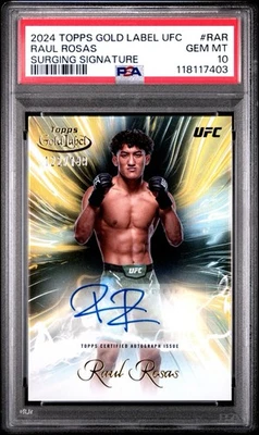 2024 Topps Gold Label UFC Raul Rosas Surging Signature /149 - PSA 10 - Image 1 of 2