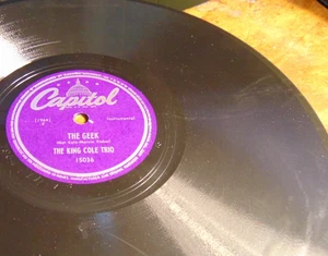 King Cole Trio - I've Only Myself to Blame / The Geek (1948) Capitol 78 VG+ - Imagen 1 de 3