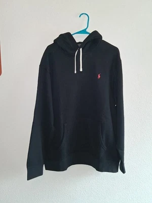 Polo Ralph Lauren Sudadera con Capucha Negro/Rojo Talla XL Foto 1 de 3