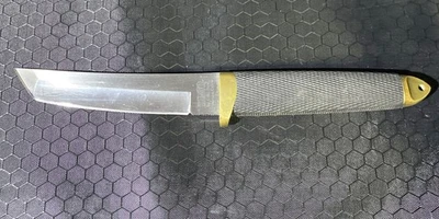 Vintage Cold Steel tanto knife made in Japan w/ Leather Sheath - Image 1 of 4