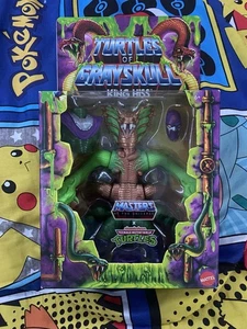 Turtles Of Grayskull King Hiss 5.5" Action Figure MOTU x TMNT Unpunched NEW - Picture 1 of 2