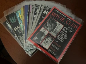 Movie Club Magazine Full Run Lot Issues 1-12 Vintage Horror Sci-Fi Monsters - Picture 1 of 4