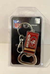 SAN FRANCISCO 49ers CUSTOM BOTTLE OPENER KEY RING KEYCHAIN SPORTS LOVERS GIFT - Picture 1 of 2