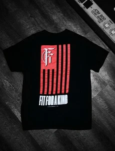 Fit For A King American Metalcore T Shirt Medium Mens Black Short Sleeve - Picture 1 of 8