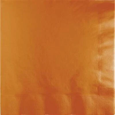 CREATIVE CONVERTING Pumpkin Spice 3-Ply Dinner Paper Napkins 25 Per Pack Tableware Decorations