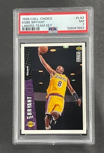 1996-97 UD Collector's Choice - Kobe Bryant #LA2 - PSA 7 NM - FREE Shipping RC - Picture 1 of 2