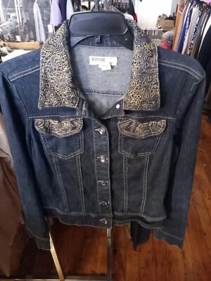 Chaqueta vaquera azul con botones JeanStar para mujer Foto 1 de 4