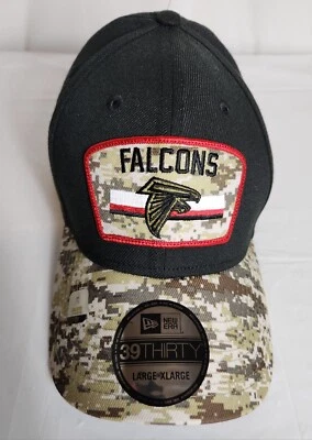Gorra New Era NFL Atlanta Falcons Fútbol 39Thirty Militar Camuflaje L/XL NUEVA CON ETIQUETAS  Foto 1 de 4