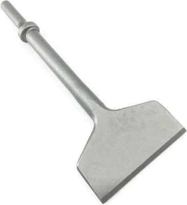 SPKLINE 3 Inch Wide Air Chisel Bit Pneumatic Chisel 0.401 Inch Shank Tile & Thinset Scal