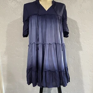 J Gee Blue Ombre Smock Dress Small NWT, See Photos - Picture 1 of 6