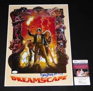 DENNIS QUAID & DAVID PATRICK KELLY SIGNED DREAMSCAPE 12X18 MOVIE POSTER JSA COA! - Picture 1 of 1
