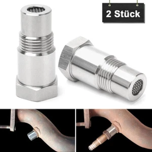 2x Adaptador Sensor Oxígeno O2 Sonda Lambda Eliminator Metallkat Simulador - Imagen 1 de 13